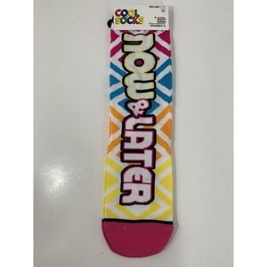 Now & Later Cool Socks crew fruit candy printed women's size 5-11 new